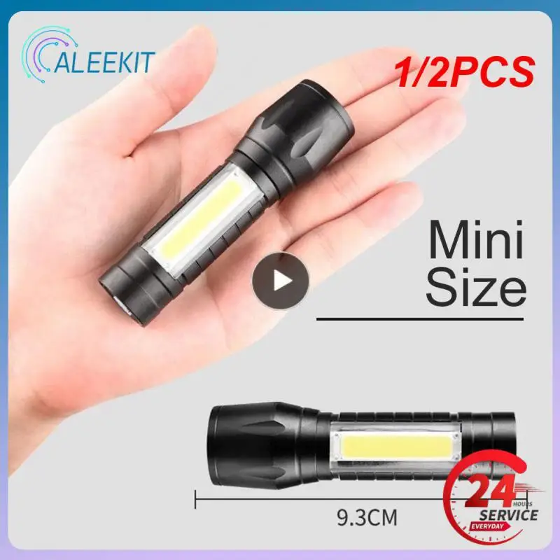 

1/2 шт., светодиодный мини-фонарик