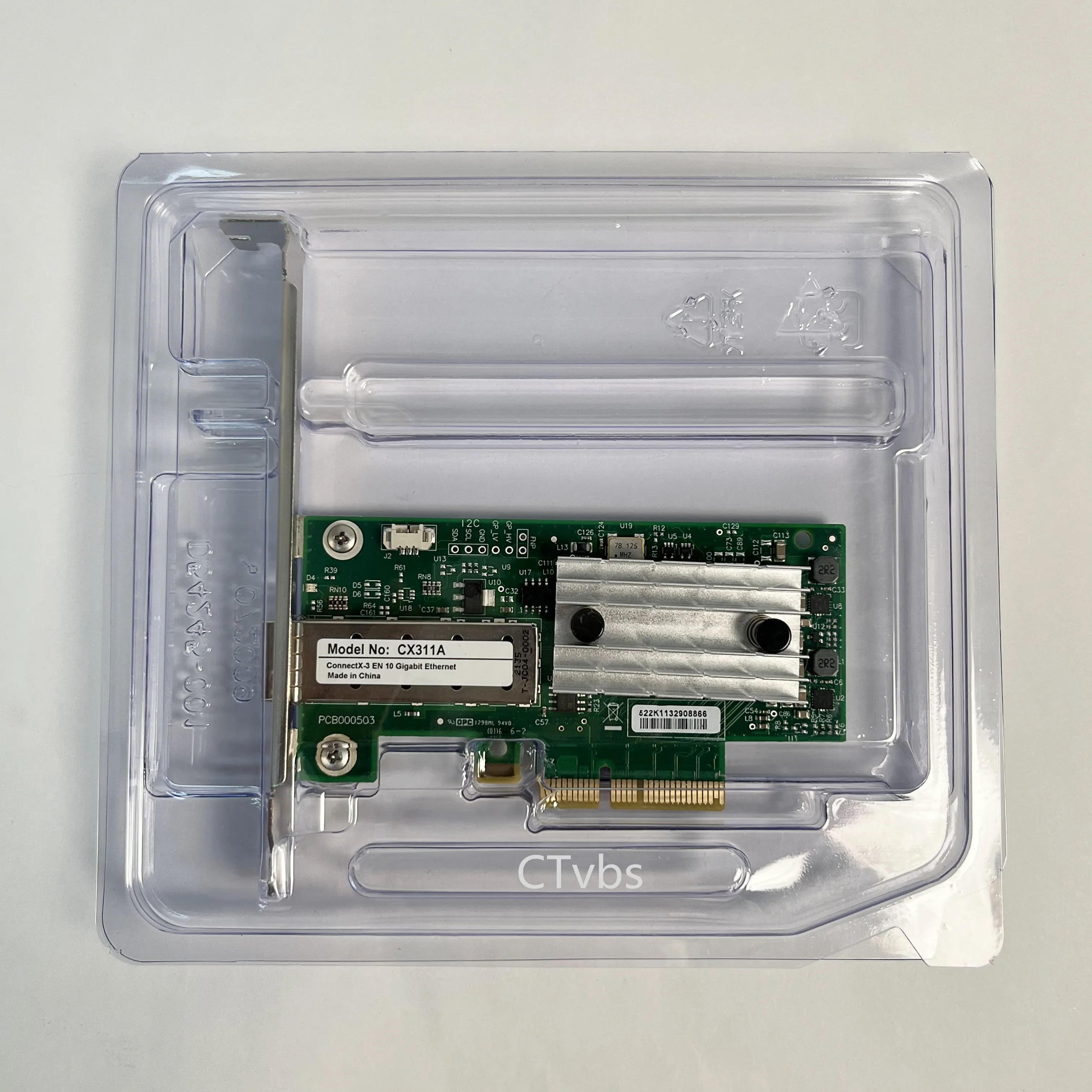 MCX311A-XCAT CX311A ConnectX-3 EN 10G Ethernet 10GbE SFP+ PCIe NIC Adapter Network Adapter High Profile For Mellanox