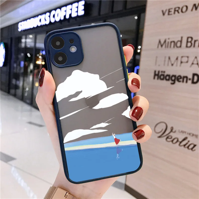 

Cartoon Scenery Outdoors Case For iphone 7 8 Plus 14 13 11 12 Pro Max For IPhone X XR XS MAX SE2020 Hard Shockproof Cover Fundas