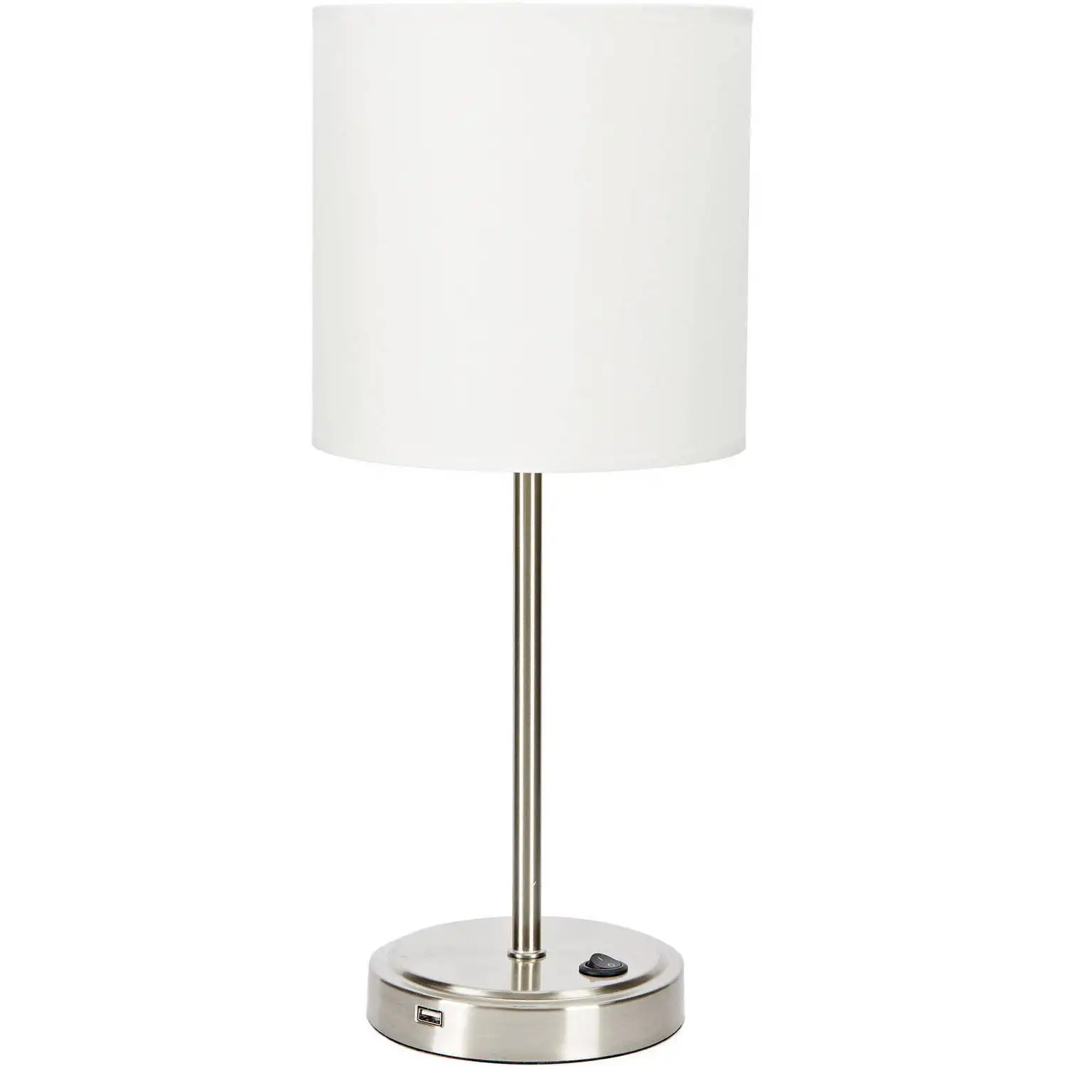 

Silver Grab and Go Stick Lamp with USB Port