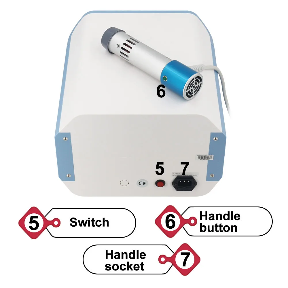 300mj Аппарат для ударно-волновой терапии лечения ЭД облегчение боли в лодыжке