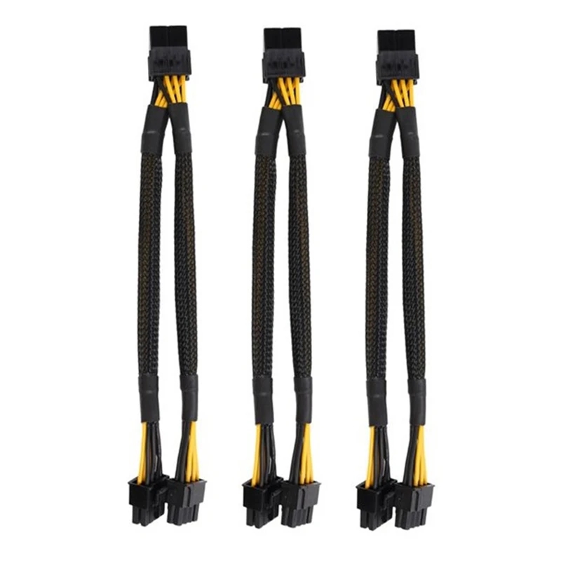 

PCI-E 8 Pin Female To Dual 8 Pin (6+2) Male Graphics Card PCI Express Power Adapter Mining GPU Power Cable