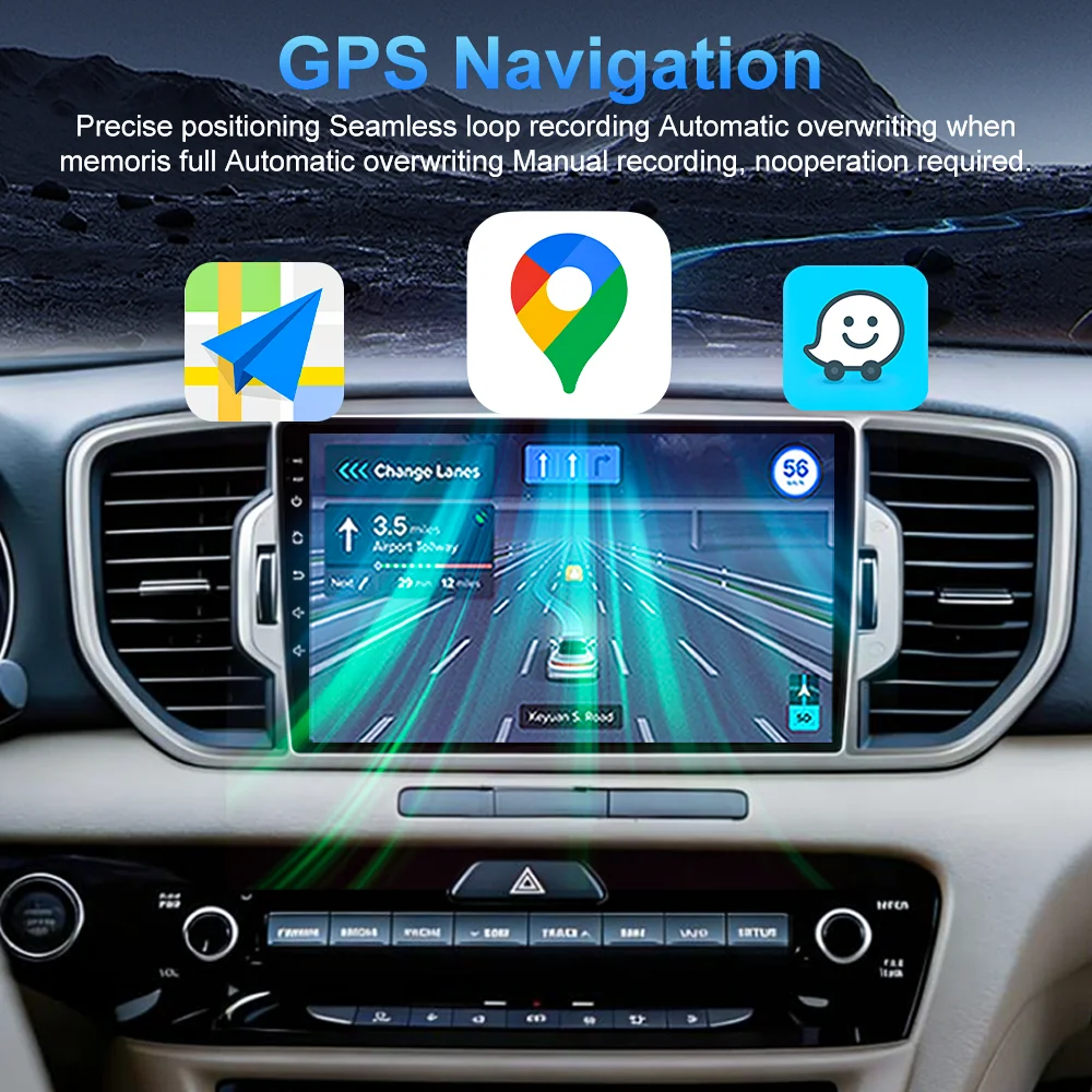 Фото Android 16 Carplay для KIA Sportage 4 KX5 2016 2017 2018 Автомобильный радиоприемник Стерео Мультимедийная видеонавигация GPS Bluetooth НЕТ 2DIN DVD №5