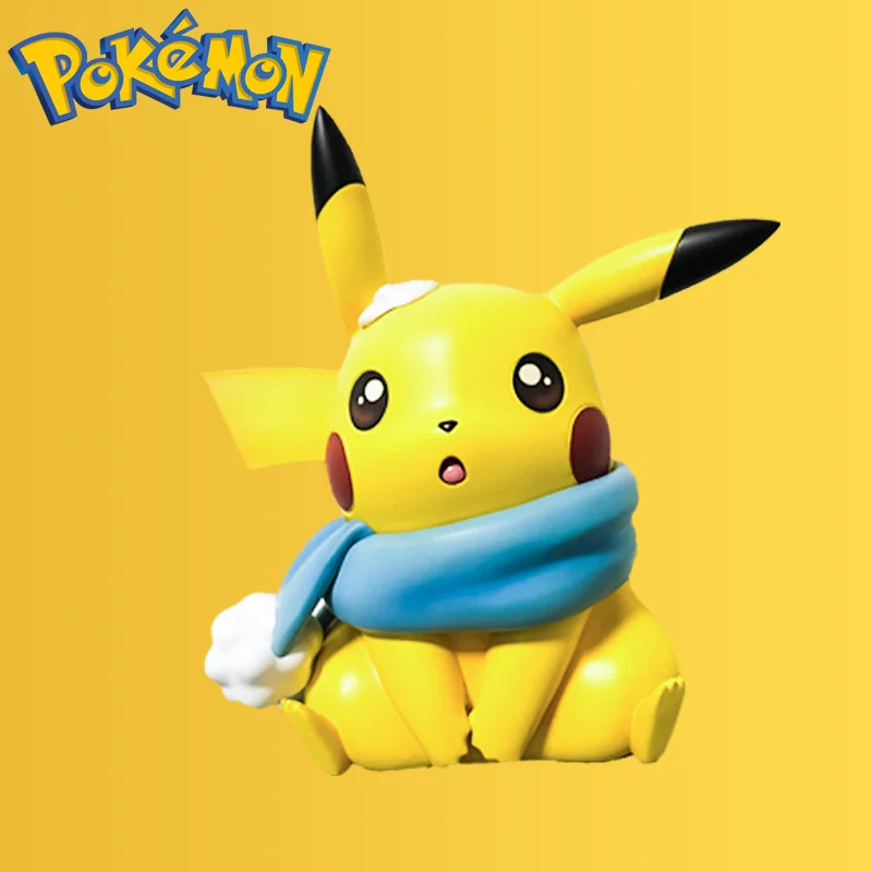 

23cm Pokemon GK Christmas Pikachu Cartoon Cute Manga Statue PVC Action Figurine Collectible Model Toys Birthday Navidad Gift