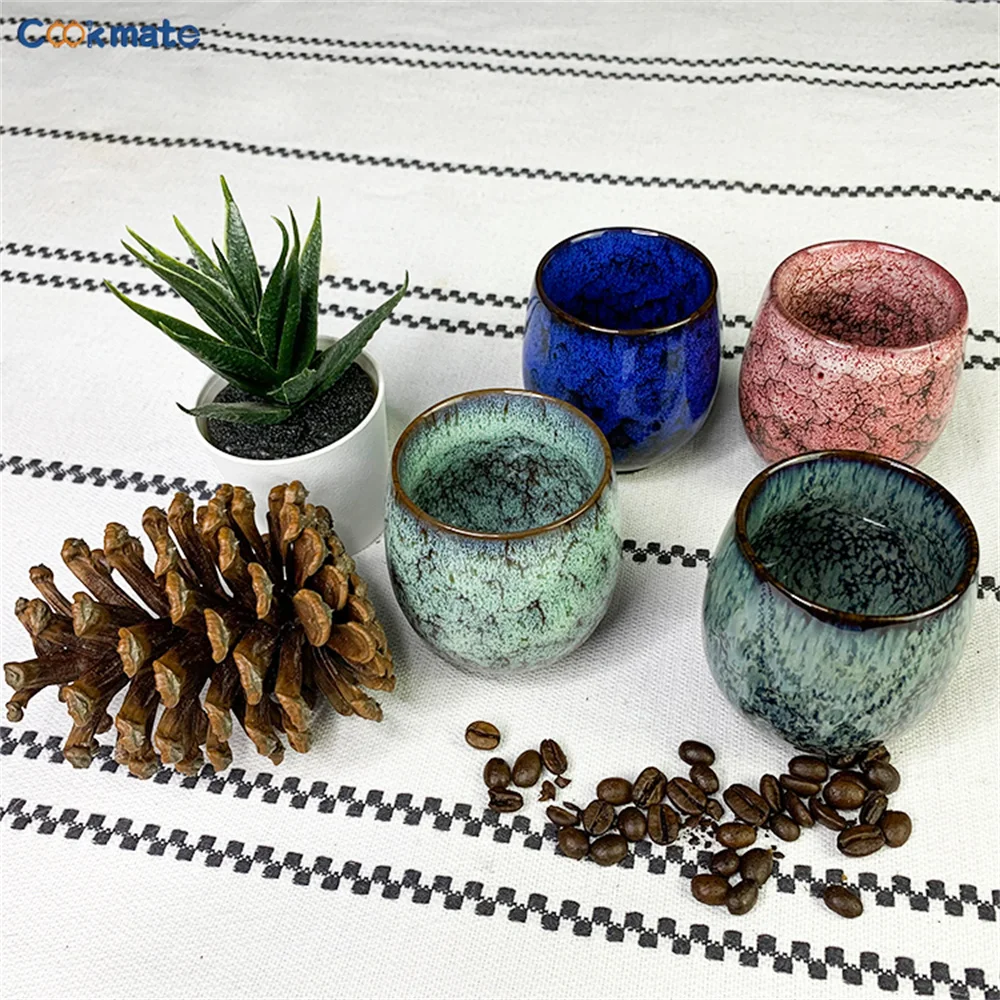 

Керамическая чайная чашка, семейный чайный набор, кофейная чашка, матовый набор, керамические кофейные кружки, матовая чашка для дома и офис...