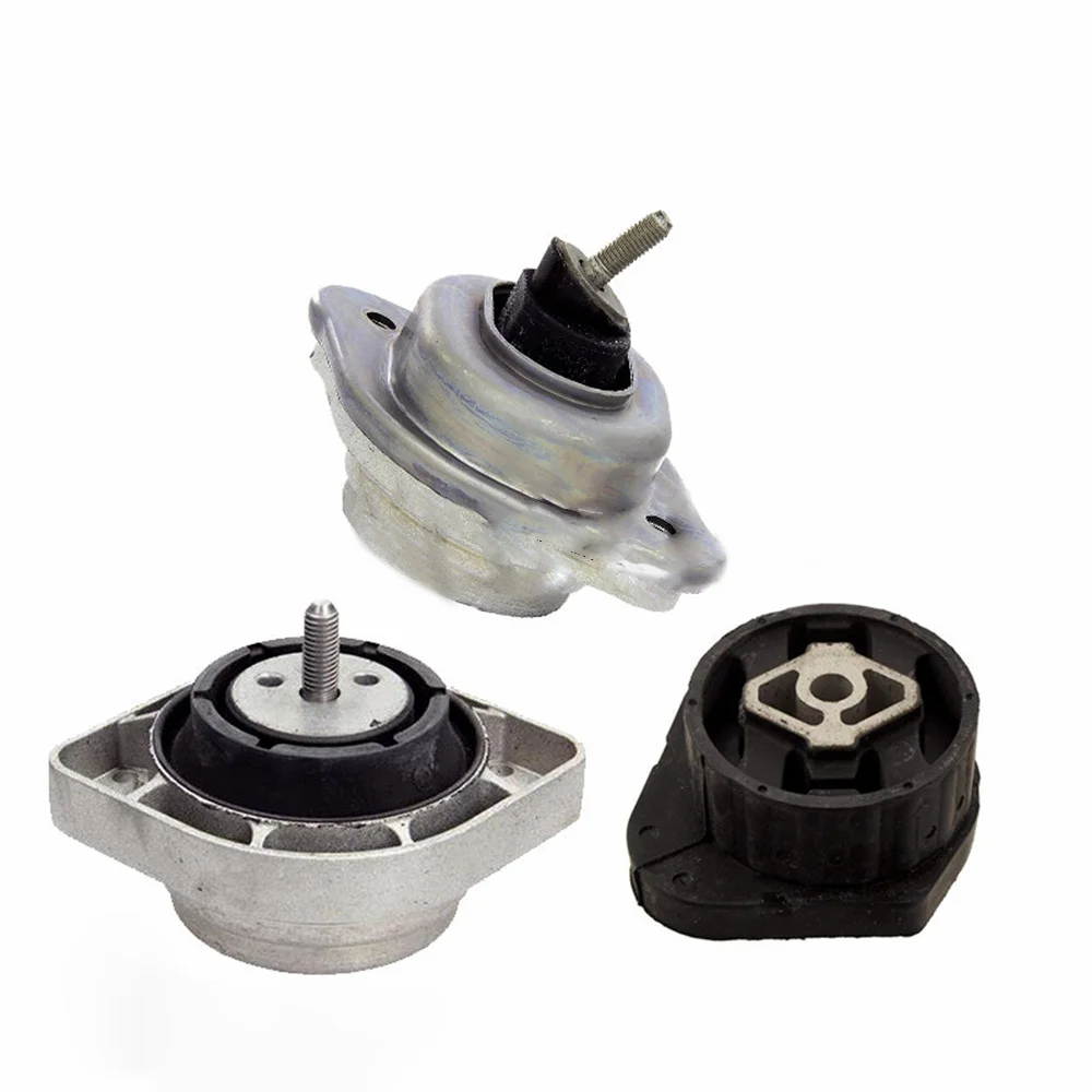 3 шт. резиновая ножка двигателя левая и правая задняя для BMW E83 X3 2.5L 3.0L 04-06 22113421295