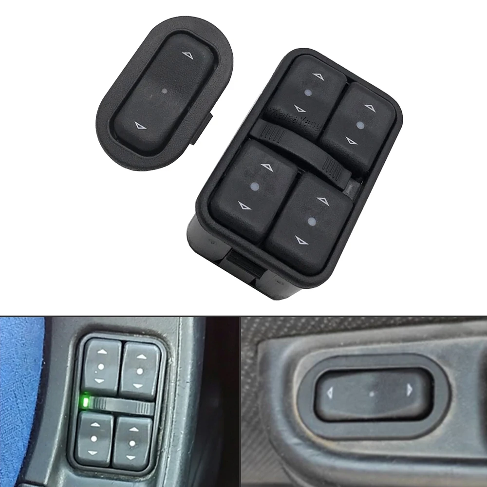 

Master Single Electric Power Window Switch Button 90561086 6240106 90561388 For Vauxhall Opel Astra G Zafira A 1998-2004 2005