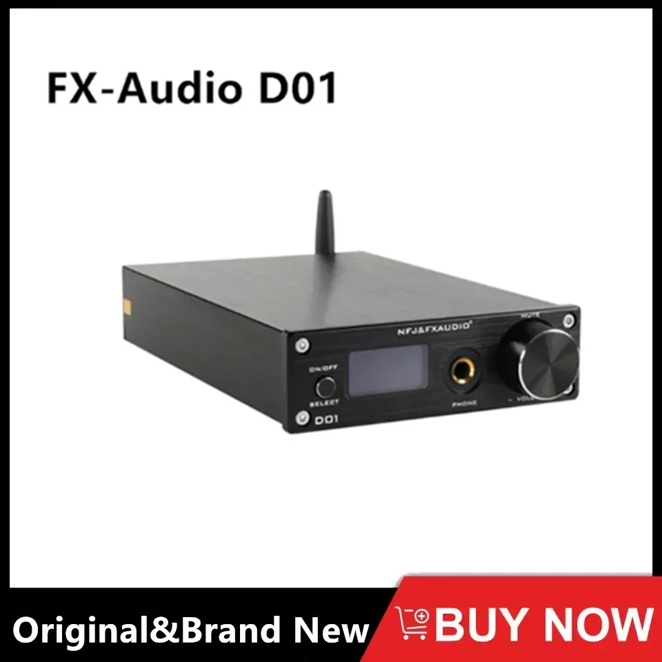 Усилитель для наушников FX-Audio D01 USB DAC Bluetooth 5 0 ES9038Q2M 32 бит 768 кГц DSD512 XU208 усилитель