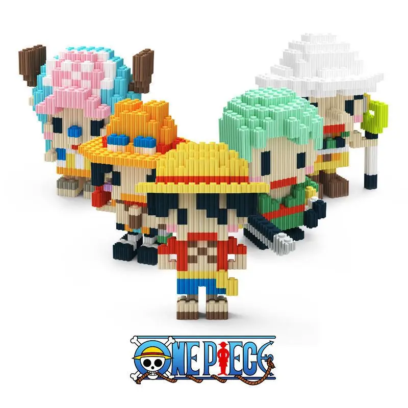 

Цельный аниме Декор сшиваемые блоки мальчики девочки дети сюрприз фестиваль подарок мультфильм милые сборные обучающие игрушки