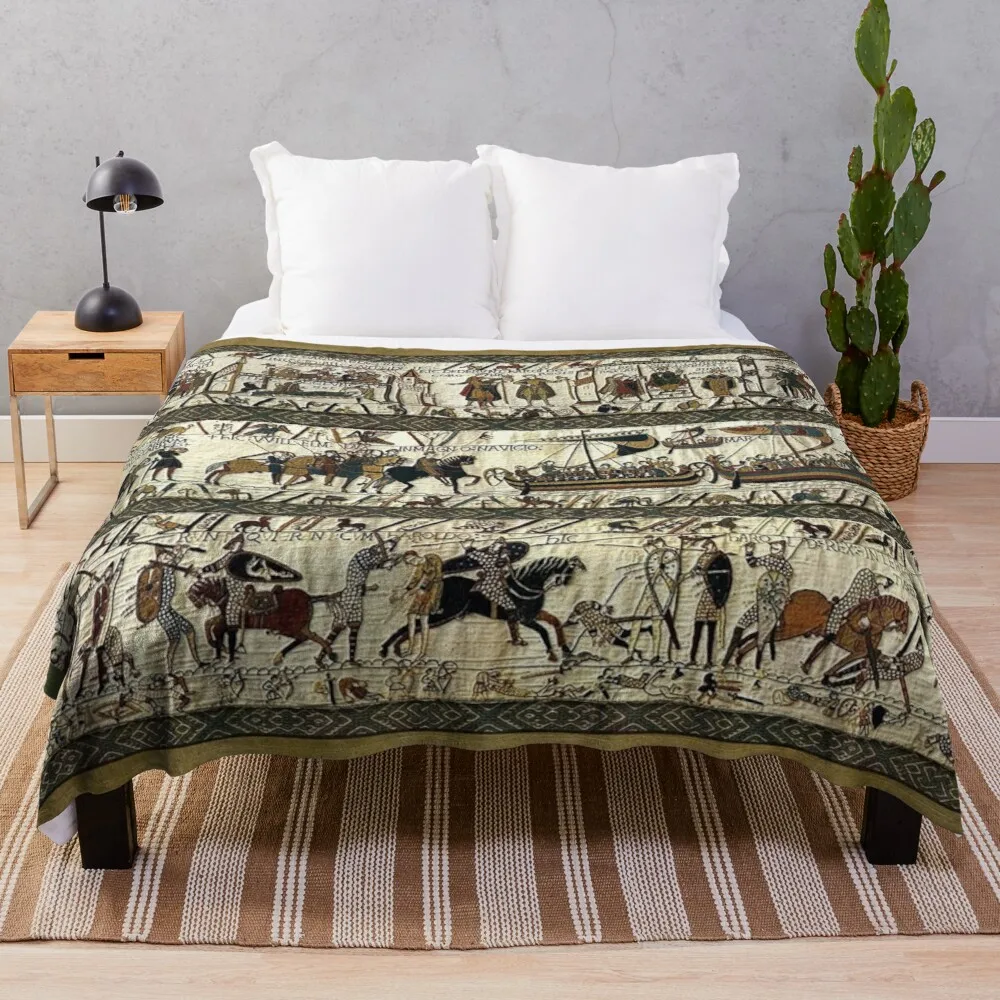 

Bayeux Tapestry Throw Blanket baby blanket blanket with fur soft big blanket