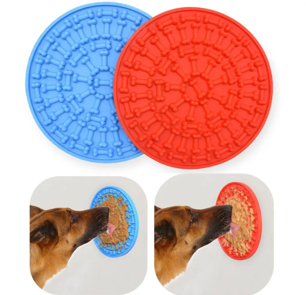 

PETruler Licking Pad for Dogs, for anxiety relief bathing Makes Shower Easy and Funny, for Food, Treats,Yogurt,or Peanut Butter
