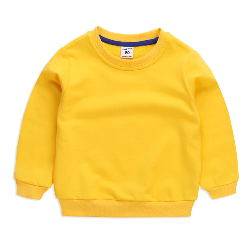 

Детский хлопковый свитшот с длинным рукавом и круглым вырезом