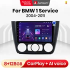 Junsun V1 8 + 128G carplay android авто радио coche с pantalla для bmw 1-series 1 e87 2004-2011 2din Авторадио GPS трек bluetoo