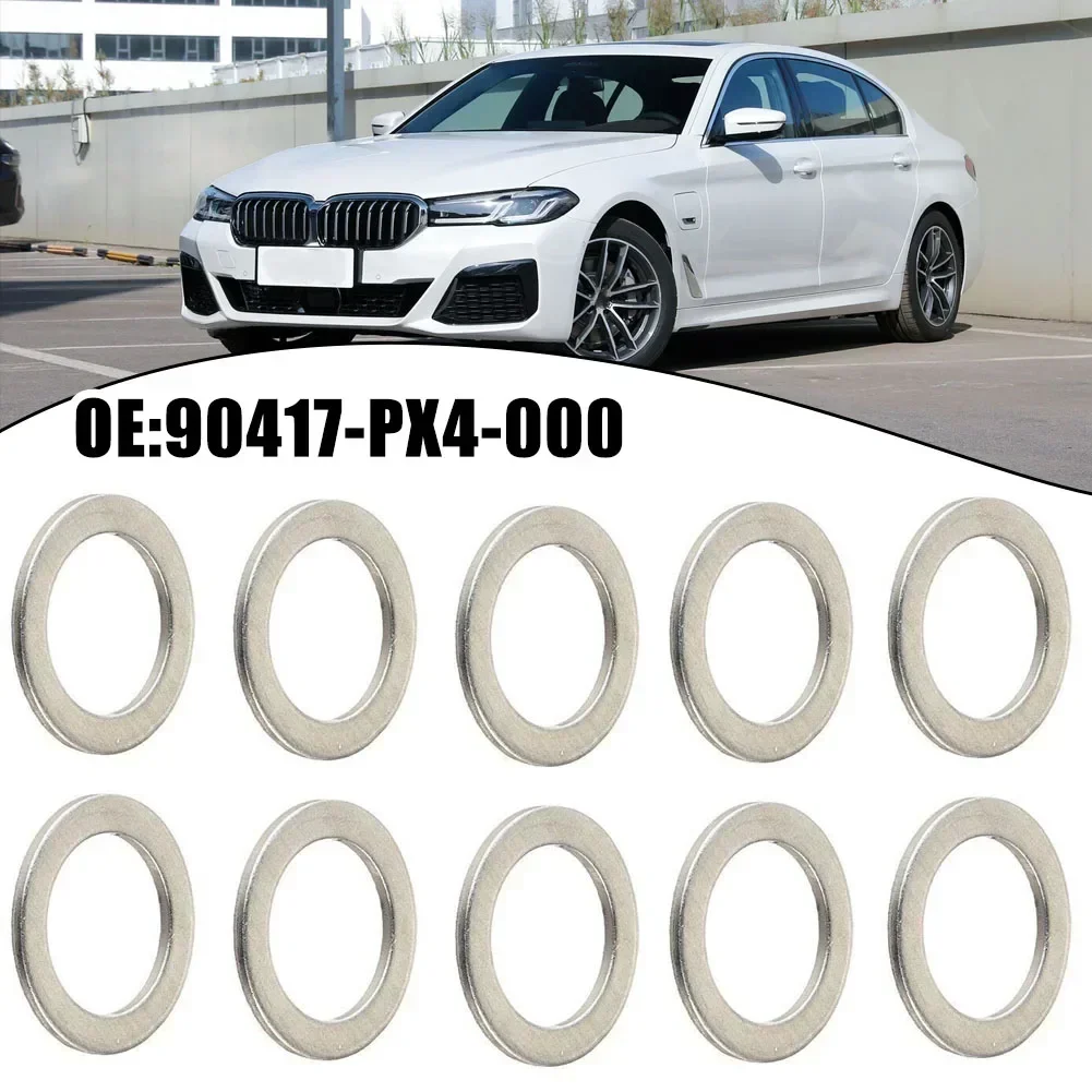 

10 шт. шайба сливной пробки трансмиссии автомобиля для Honda для Acura 18 мм 90471-PX4-000 для Honda для Acura MDX 2006-2011