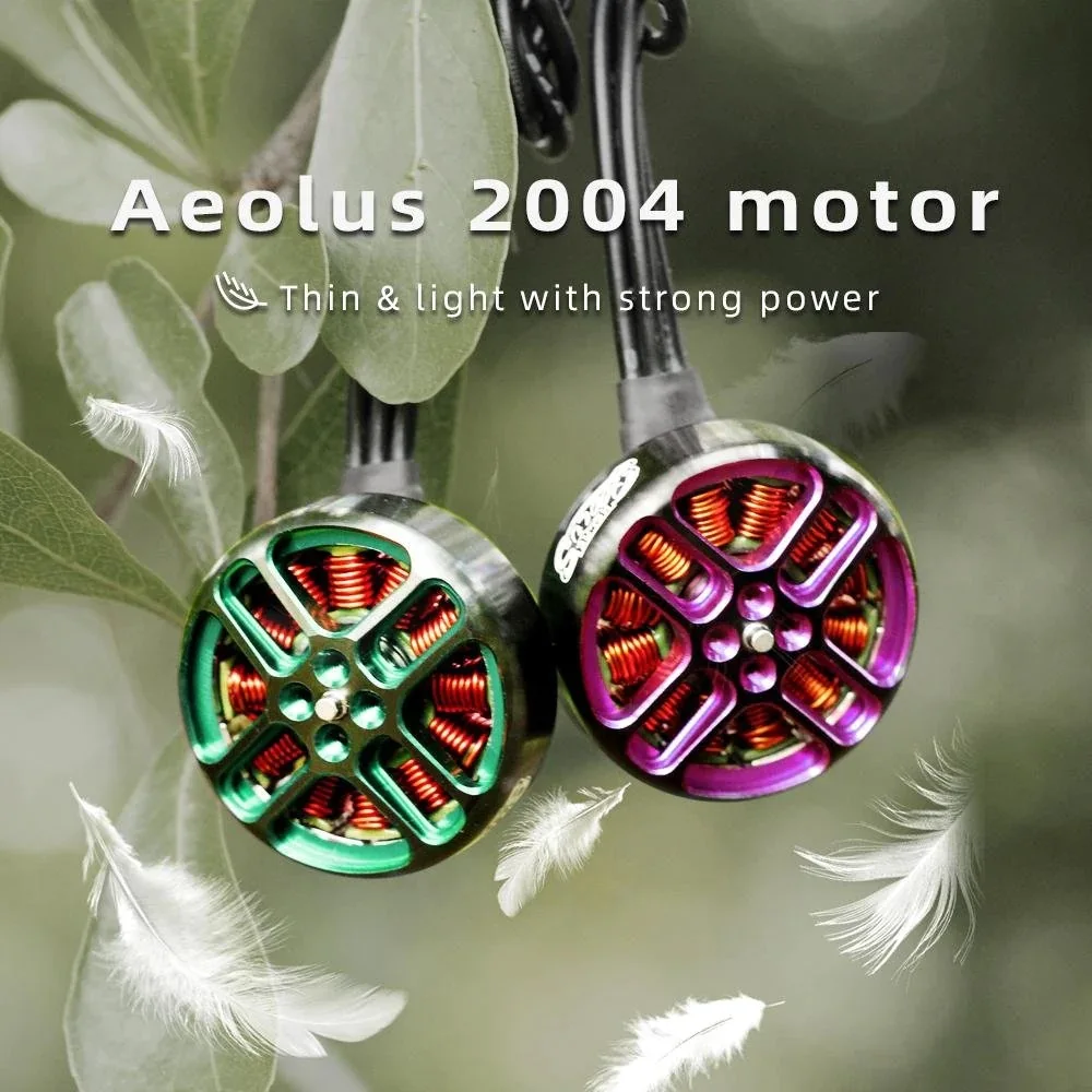 

HGLRC AEOLUS 2004 Brushless Motor (1800KV/2600KV/3600KV) For DIY RC FPV Quadcopter Freestyle Drone Replacement Parts