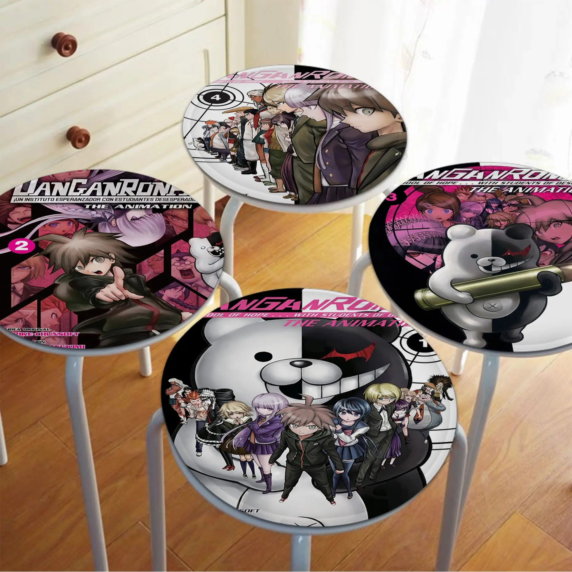 

Danganronpa Modern Minimalist Style Chair Cushion Soft Office Car Seat Comfort Breathable 45x45cm Seat Mat