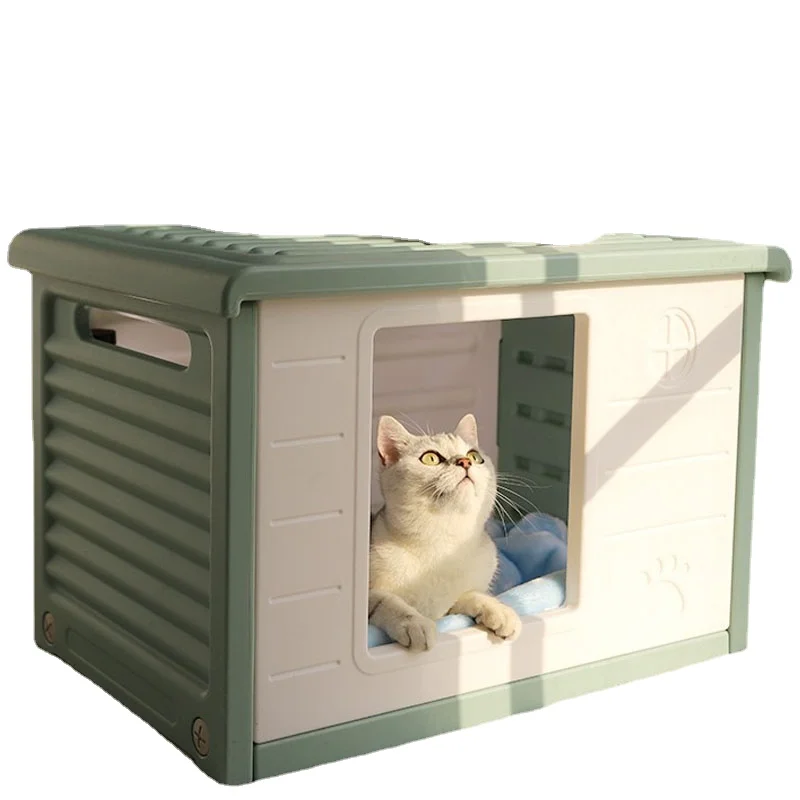 

Wyj Cat Nest Four Seasons Universal Pet Puppy Nest Stray Cat House Outdoor Rainproof