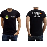 camiseta tr%c3%a1fico guardia civil espa%c3%b1ol 100 algod%c3%b3n de alta calidad cuello redondo de gran tama%c3%b1o casual