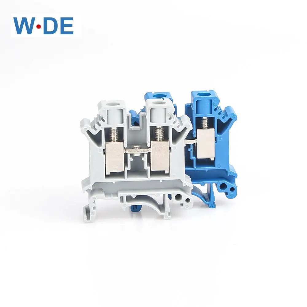 

Din Rail Terminal Blocks UK-10N Universal Wiring Class Connector Screw Conductor UK10N Screw Connection Wire Conductor 10pcs