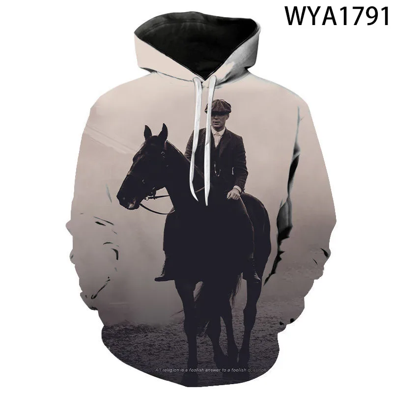 

2022 New Peaky Blinde Sweatshirts 3D Printed Men Women Children Hoodies Pullover Long Sleeve Streetwear Boy Girl Kids Cool Jacke