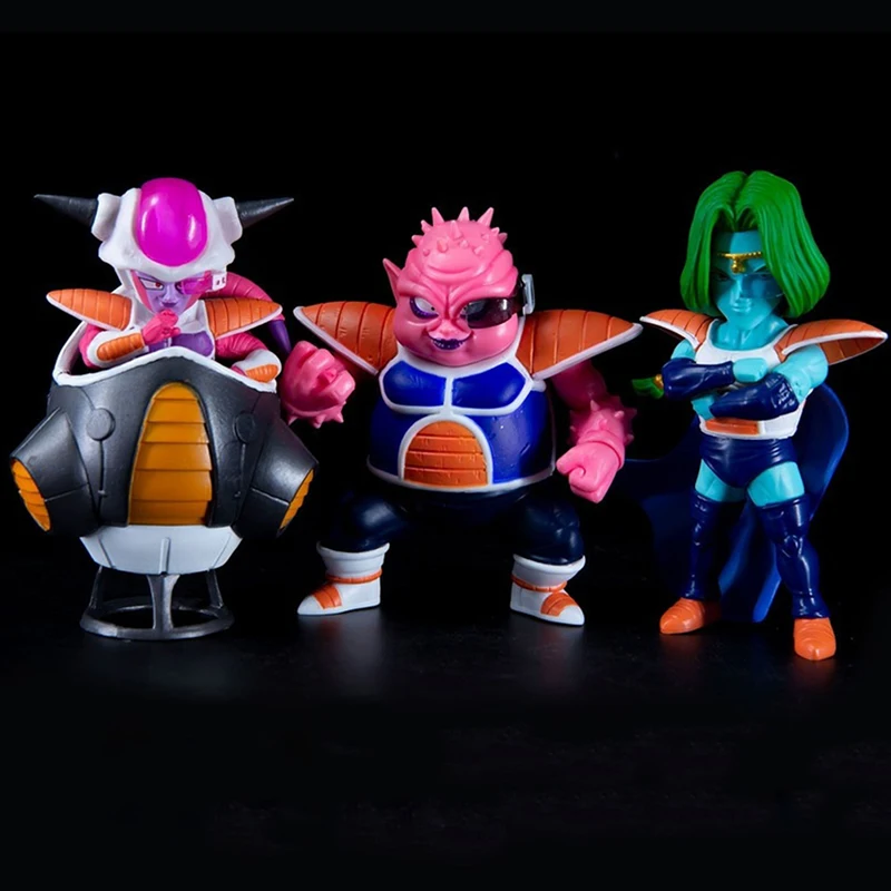 

16CM Q Version Dragon Ball Z Figure Cooler Freezer Second Form Third Form Frieza Action Figures PVC Model Doll Toys Anime Gifts