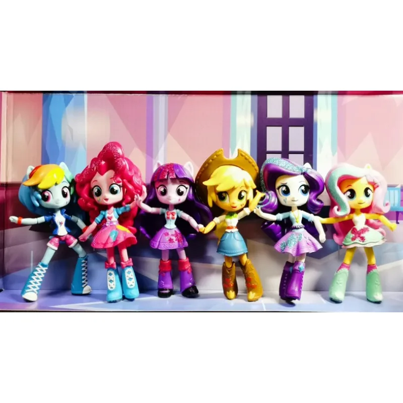Фото Hasbro My Little Pony EQG Generation Glitter Paint Pinkie Pie, Twilight Sparkle, Fluttershy, Rarity, игрушки с анимированными персонажами №2