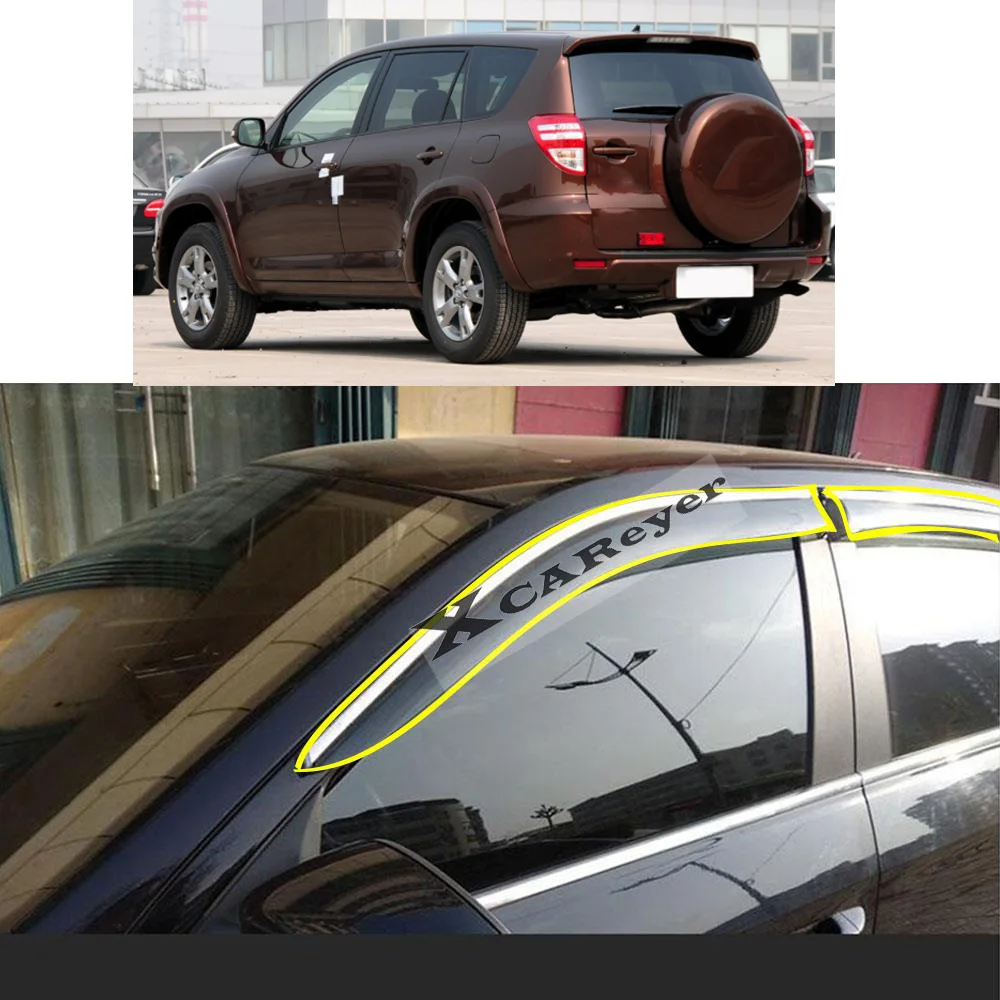 

Защитная Автомобильная Наклейка Пластиковые ветрозащитные стекла для TOYOTA RAV4 XA30 2006-2013