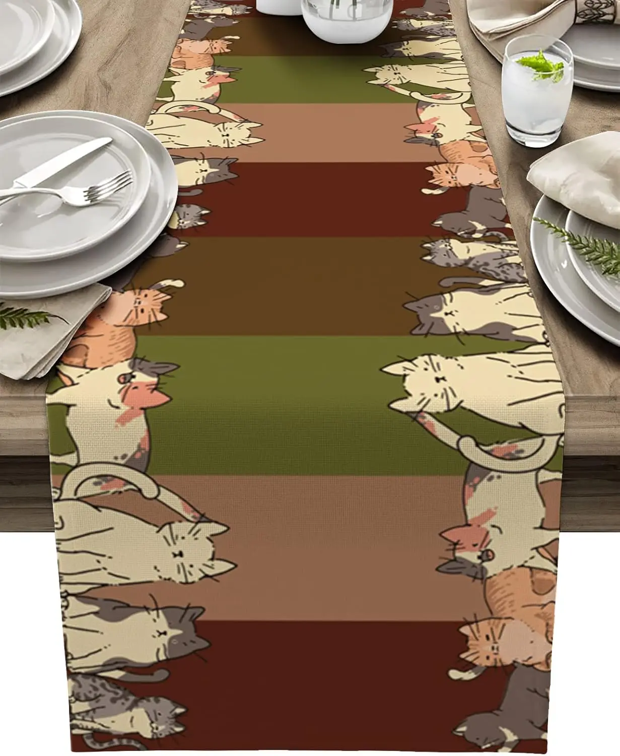 

Льняная дорожка для стола Zhejiang 150x33 см