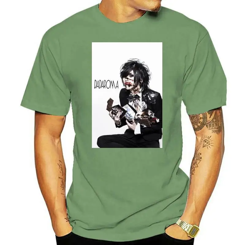 

Visual Kei T Shirt Dadaroma Yoshiatsu Chocolate T-Shirt Male 6xl Tee Shirt Short-Sleeve Cotton Awesome Fashion Printed Tshirt