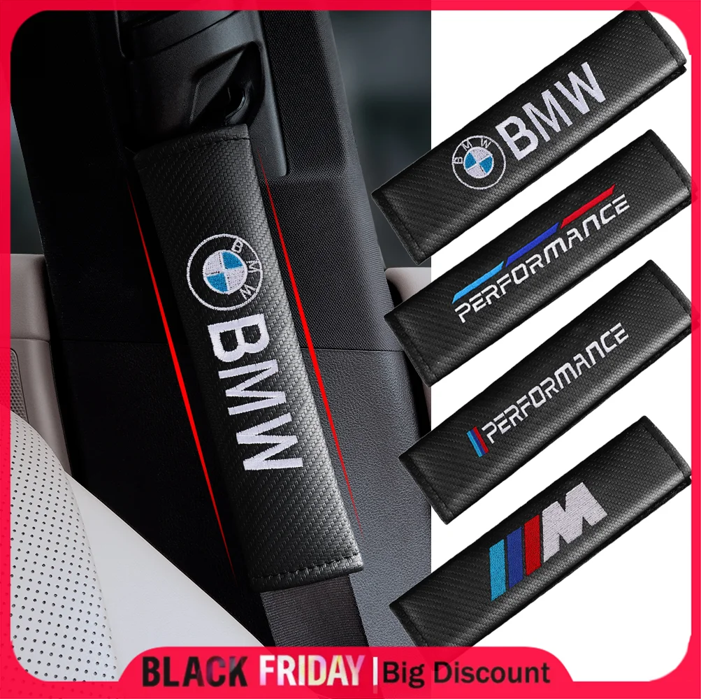 2 шт. защитный чехол из углеродного волокна для автомобиля ремни безопасности