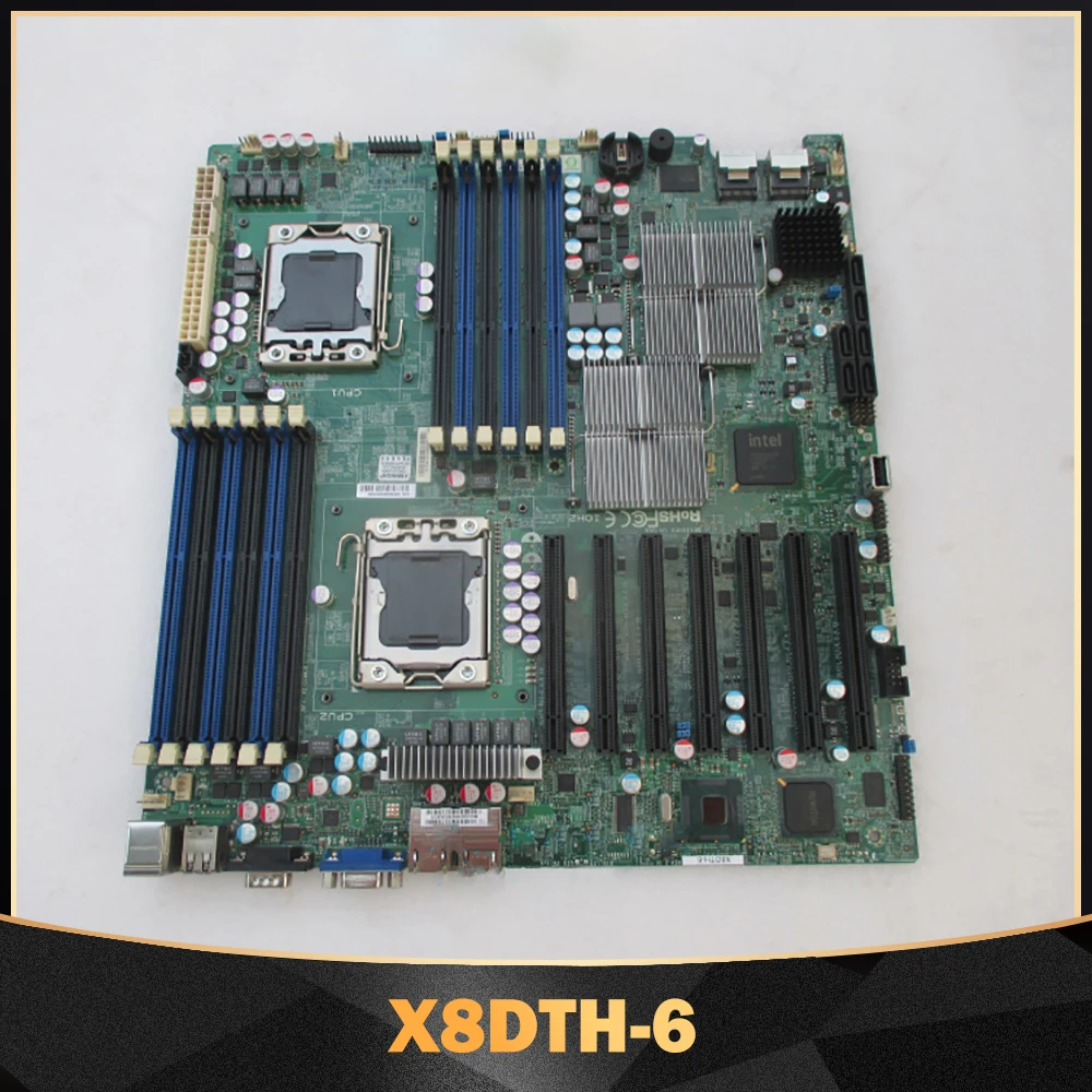X8DTH-6 для двойной материнской платы Supermicro LGA1366 DDR3 Xeon ServerBoard серии 5600/5500