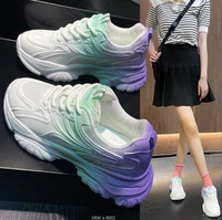 chunky sneakers women 2022 fashion platform shoes basket femme vulcanize shoes womens casual sandals female trainers dad shoes