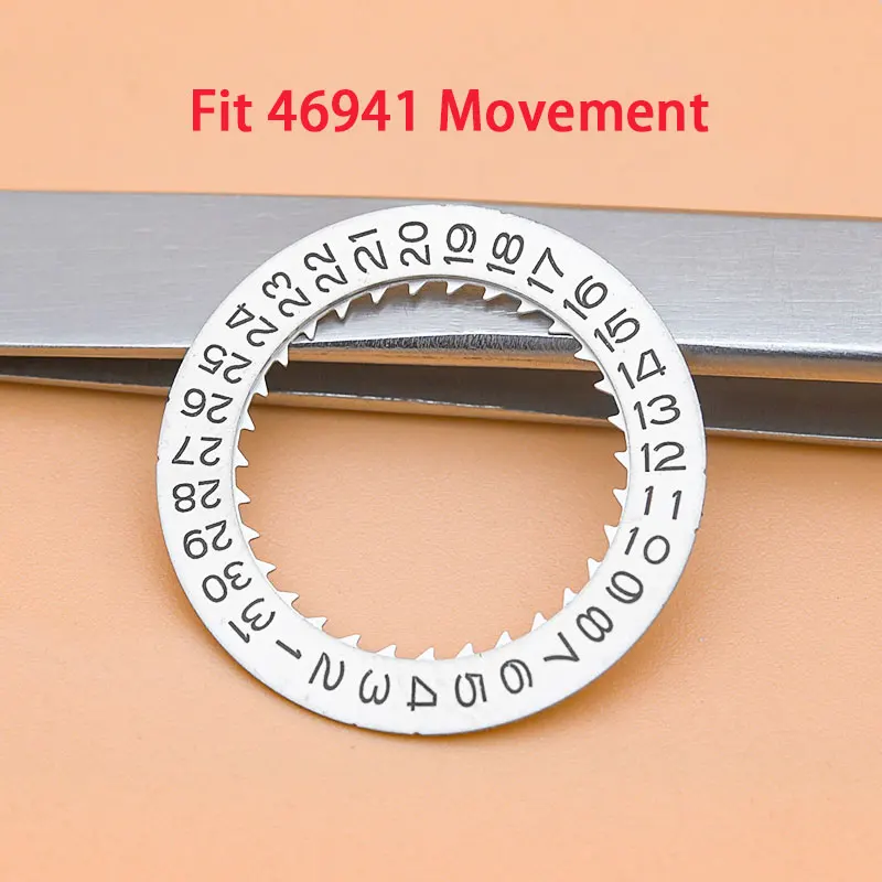 46941 46943 Movement Calendar Stickers Week Date Day Wheel Disc Fit for Oriental Double Lion Watch Aftermarket Replace Parts