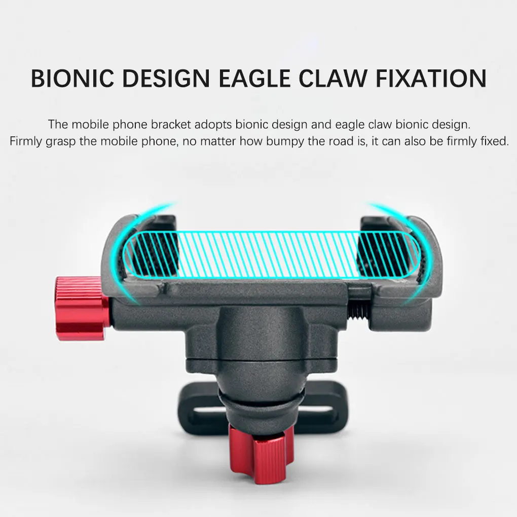 Bike Phone Holder Mount Cycling Accessories Display Stand Cellphone Bracket Handlebar Accessory Black for Handlebar