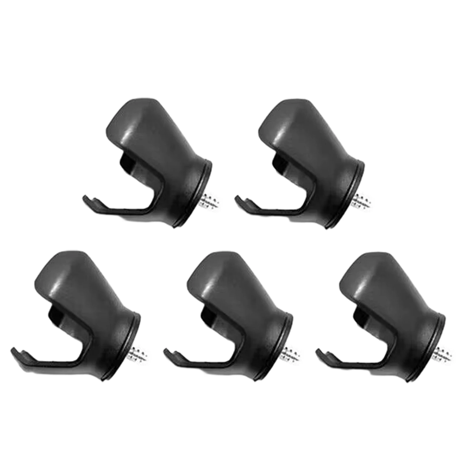 

5pcs Training Black 3 Prong Putter Picker Portable Pick Up Stainless Steel Screws Golf Ball Retriever Golfer Equipment Practical