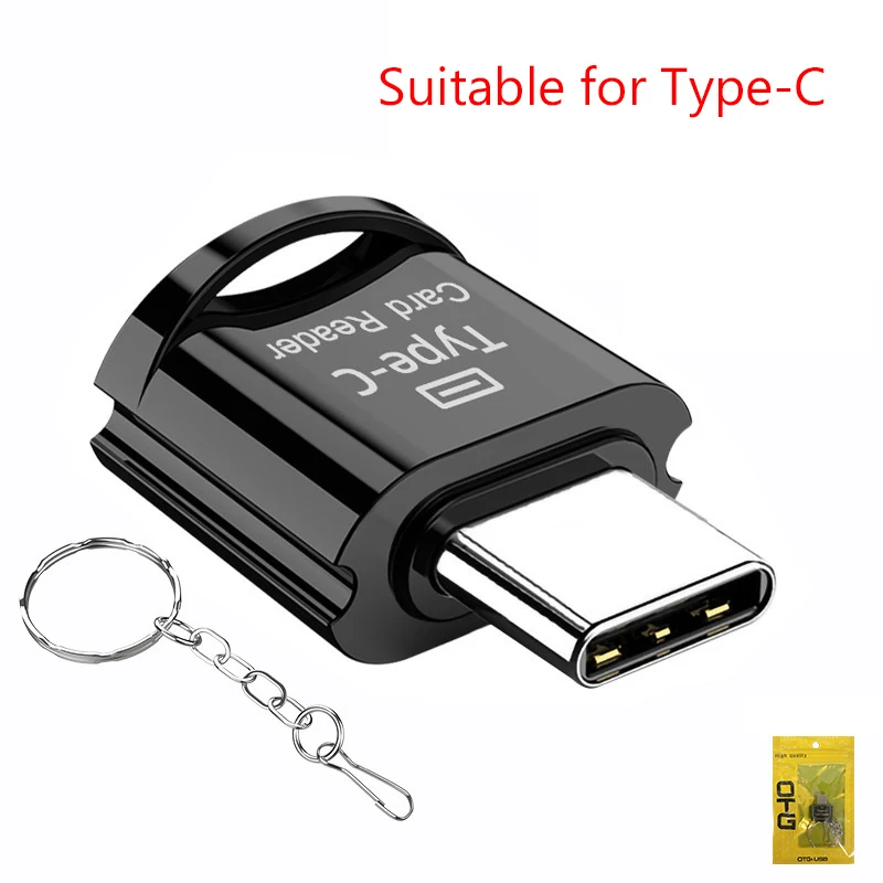1 шт., устройство чтения карт памяти TF TF Card TO Type-C, адаптер OTG, карта памяти к USB C, высокая скорость для мобильных телефонов, ноутбуков B (art.: 3920ccfc788eb) - 3920ccfc788eb