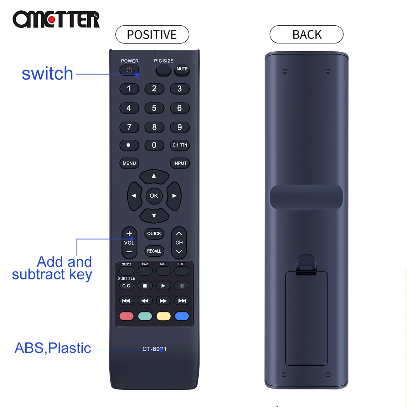 Пульт дистанционного управления для Toshiba CT-8031 32L4200LP 24L4200LP 40L520 0LP LCD HDTV