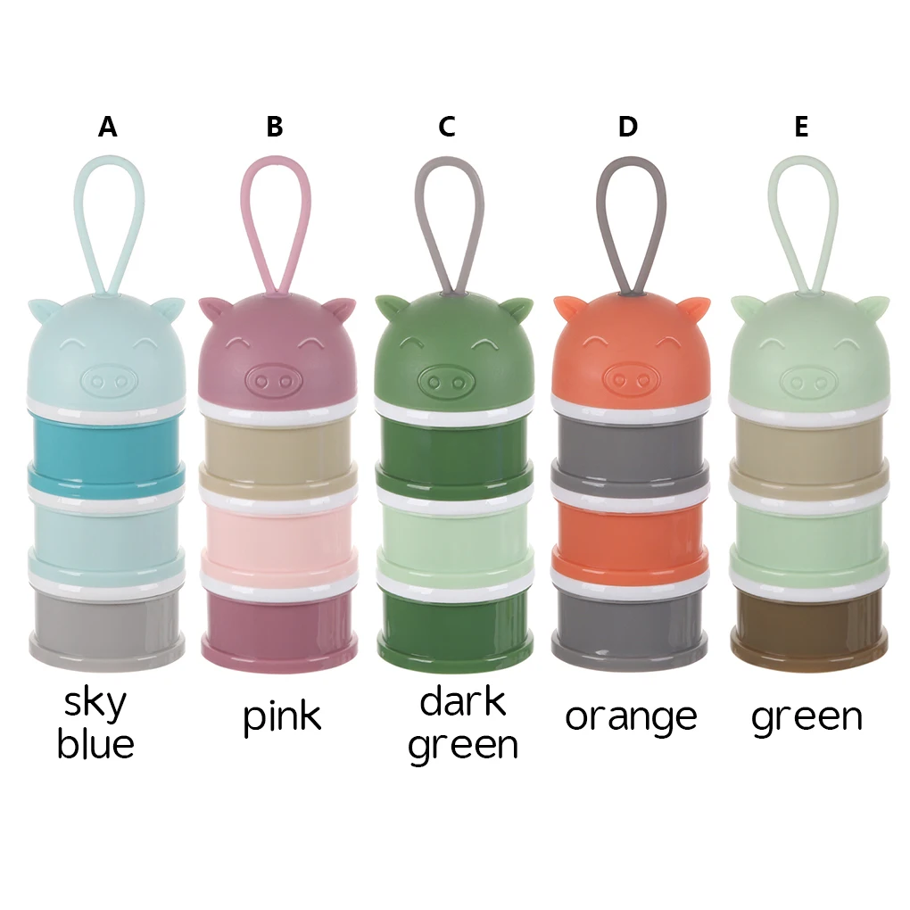 

Multi-functional Milk Powder Feeding Boxes 0-5 Ages Storage Box Container Large Capacity Dispenser Portable Travelling