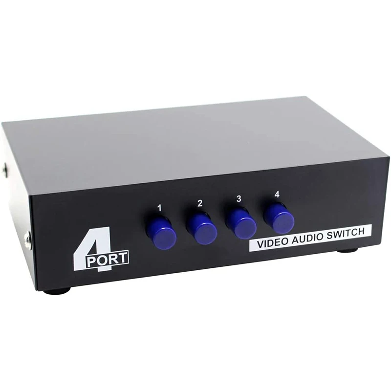 Аудио свитч. 3,5 мм аудио выключатель. 5. Rca видеокоммутатор. Распределитель звука.