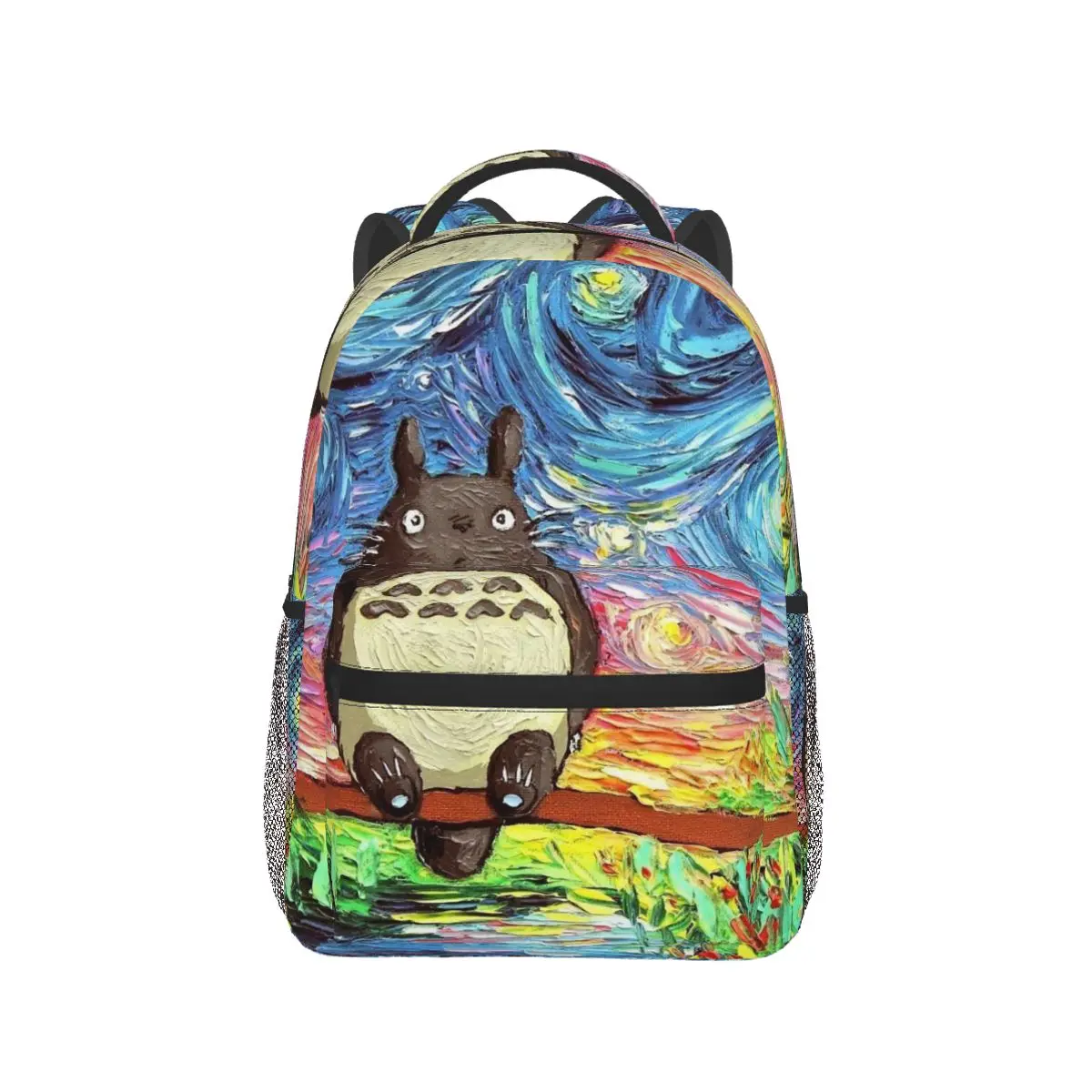 

Large Capacity Magic Sky Travel Backpacks New Pattern My Neighbor Totoro Anime Bag for Teenager