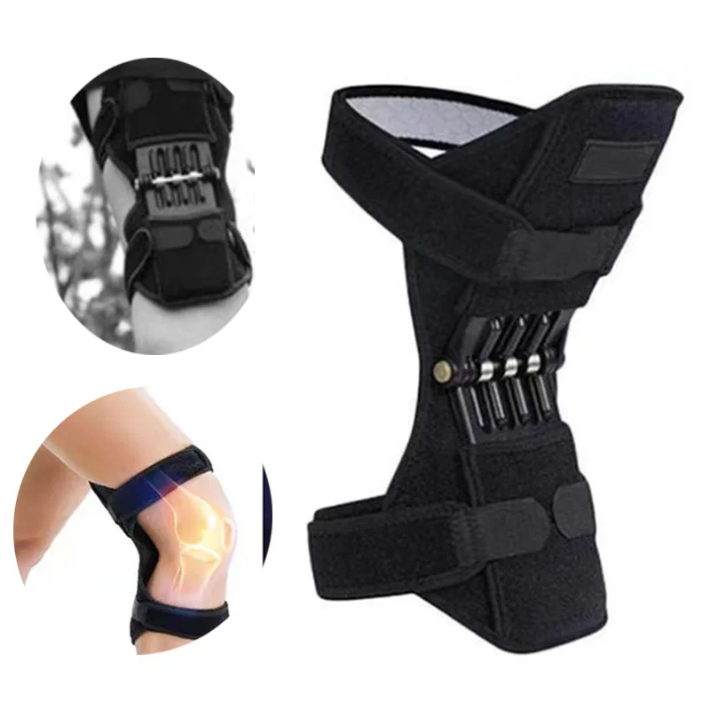 

Knee Protector Joint Support Pads Breathable Power Lift Rebound Spring Brace Force Patella Leg Booster Health Equipment