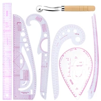 lmdz 7pcs curve sewing ruler measuring comma ruler tailor clothing proofing tailor ruler sewing pattern making accessories