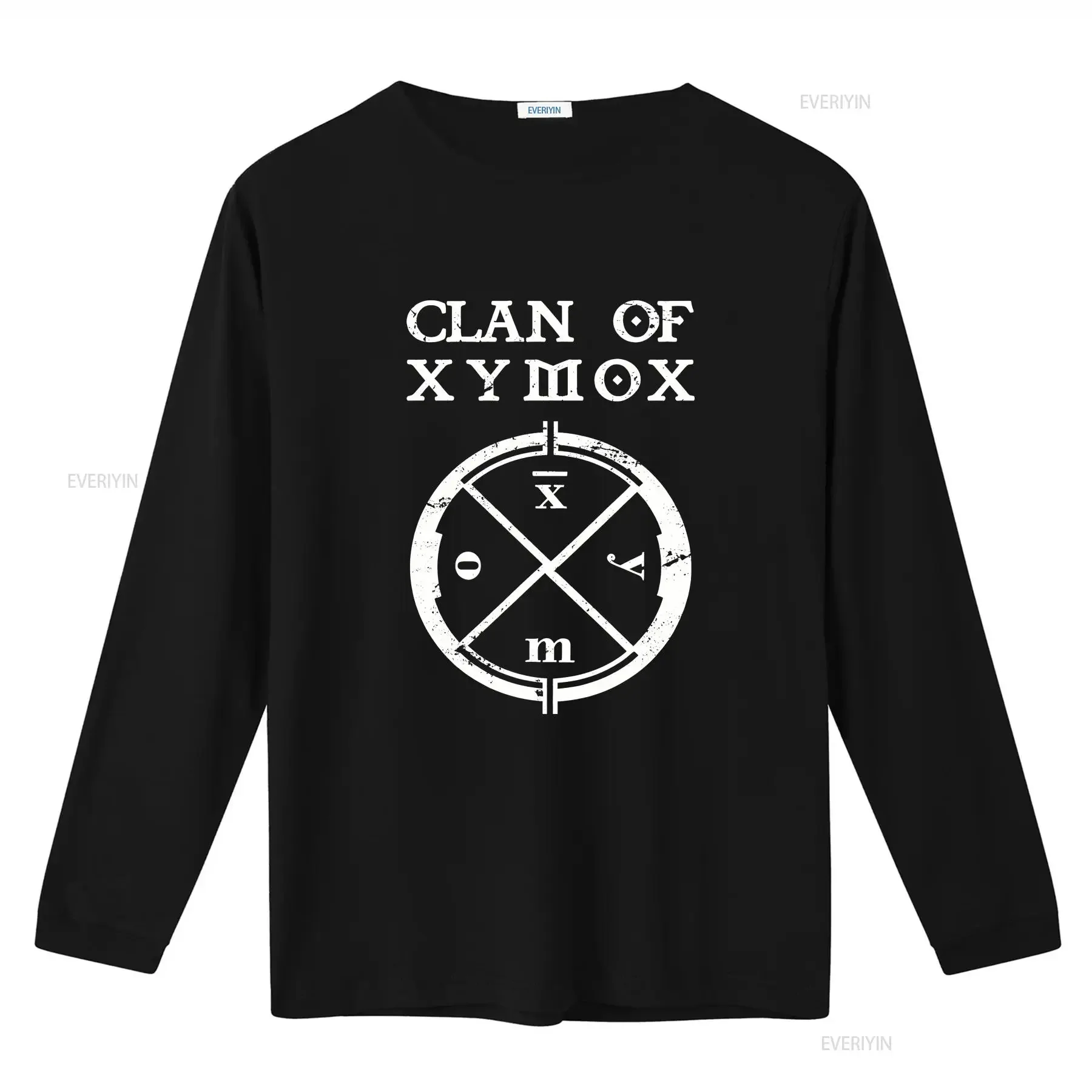 Фото Футболка с логотипом группы Clan Of Xymox в стиле пост-панк, размеры S-5XL, SS420, винтажная, с легким графическим принтом, стильная, мягкая, уличная одежда №3