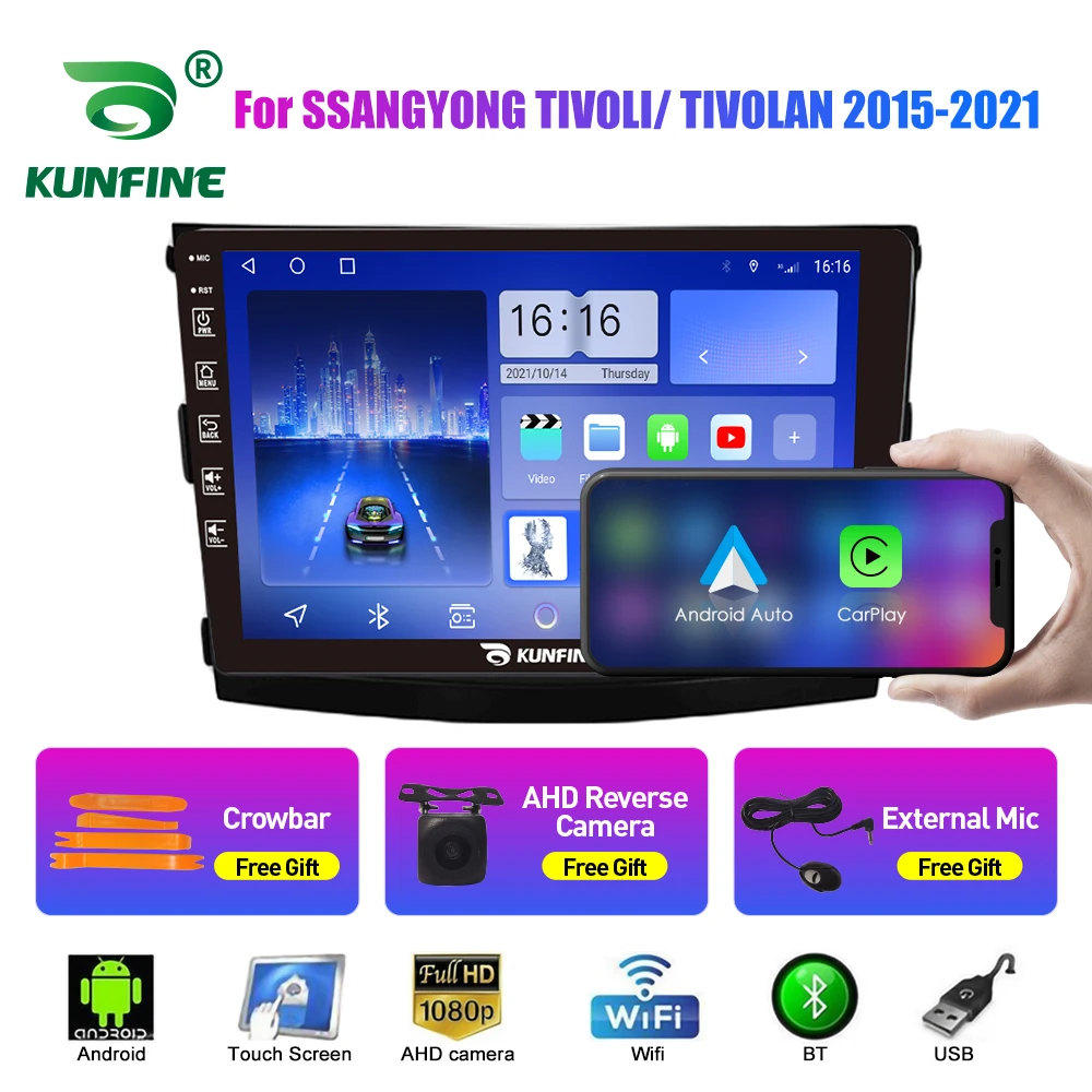 

Автомагнитола для SSANGYONG TIVOLI/ TIVOL 2Din Android Восьмиядерный автомобильный стерео DVD GPS-навигатор плеер QLED экран Carplay