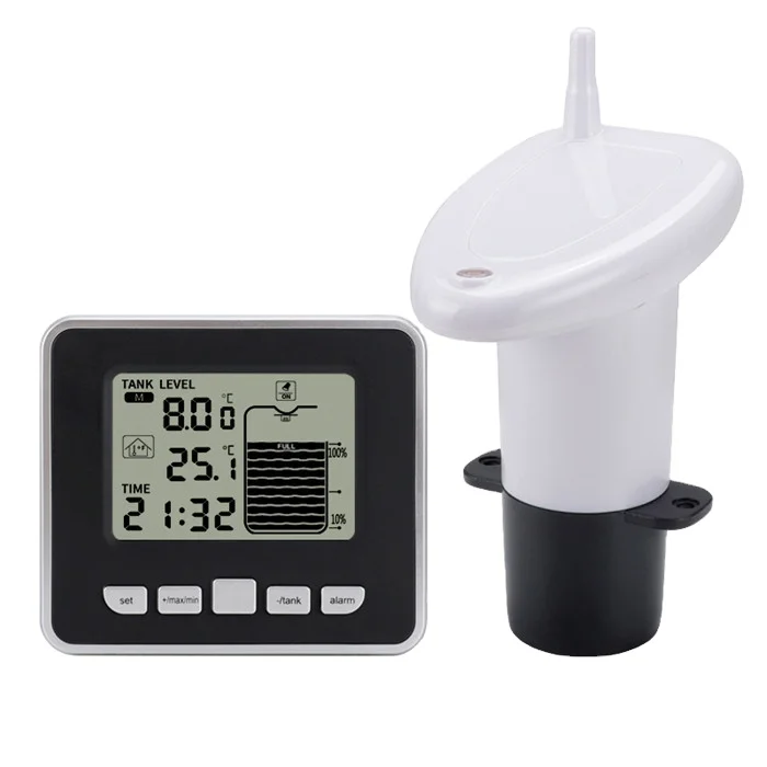 

wireless zigbee ultrasonic fuel water tank level sensor indicator