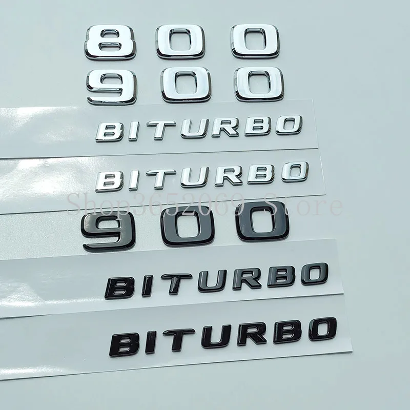 700 800 900 красный блок значок Biturbo эмблема АБС автомобильное боковое крыло логотип