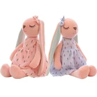 30 см, Детская плюшевая игрушка, мультяшный кролик, пушистая игрушка, имитация куклы, мягкие игрушки для детей, подарок на день рождения для подруги