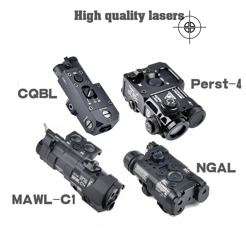 Zentico Metal Perst4 laser Wadsn Ngal MAWL CQBL Red dot Indicator Fit 20MM Picatiny Rail Hunting Wepon airsoft laser