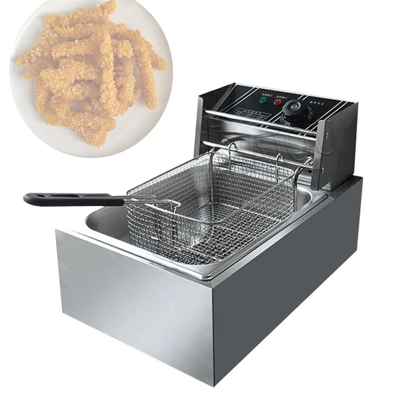 2023 г. коммерческая электрическая 6л фритюрница для хот-догов с большой емкостью