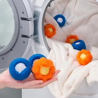 3pcsset magic laundry ball reusable household washing machine clothes softener remove dirt sponge clean ball hair catcher new